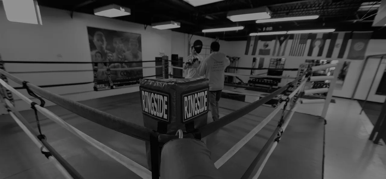 Training round inside the Bring It Back Boxing ring